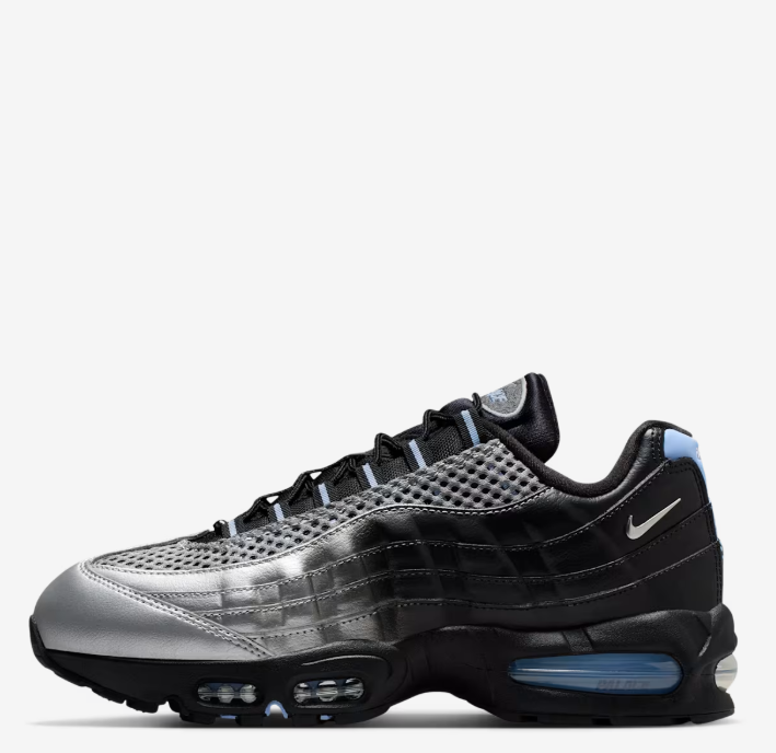 Nike Air Max 95 Big Bubble x Palace Metallic Silver and Aluminium